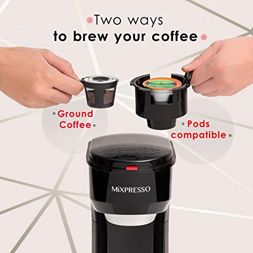 Mixpresso 2 in 1 Brewer Review Best Single Serve Coffee Maker for Quick Brewing