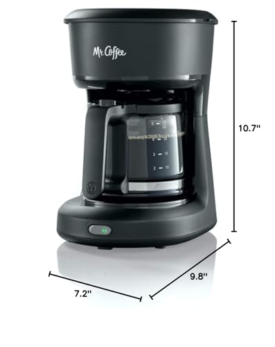 Mr Coffee 5-Cup Drip Coffee Maker Review Compact Design and Auto Pause Features Explored