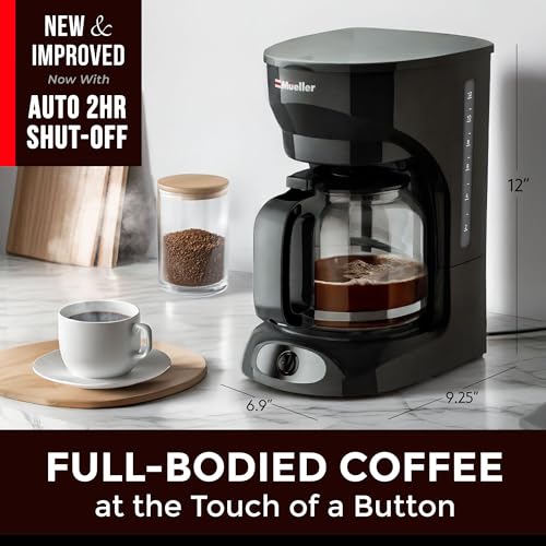 Mueller 12-Cup Drip Coffee Maker Review Reveals Durable Design and Reusable Eco-Filter Benefits