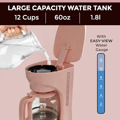 MüellerHome DC-550x Pink Drip Coffee Maker Review Best Features and Brewing Performance