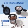 Nehilumn Single Serve Coffee Maker Review 2 in 1 K Cup and Ground Brewer