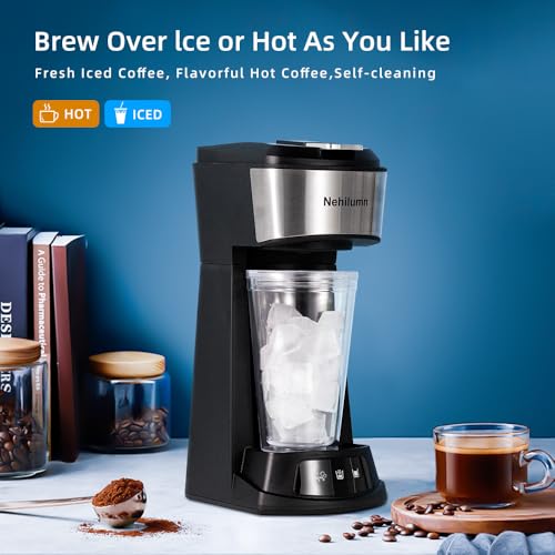 Nehilumn Single Serve Coffee Maker Review 2 in 1 K Cup and Ground Brewer