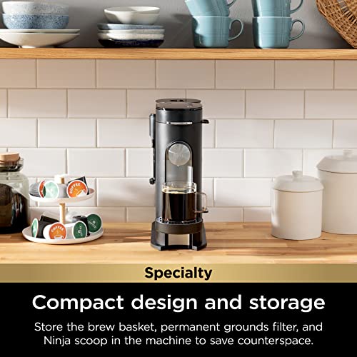Ninja PB051 Single-Serve Coffee Maker Review Brewing Pods and Grounds with Frother