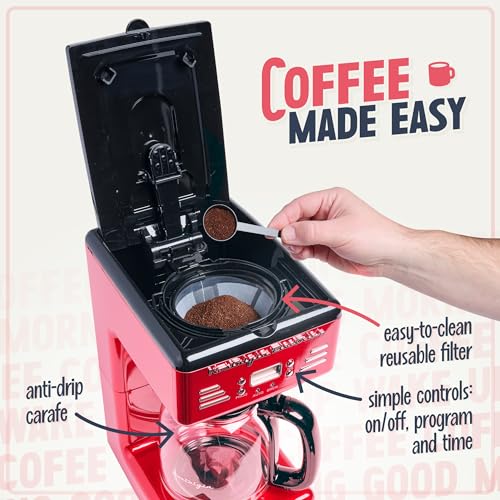Nostalgia 12-Cup Programmable Coffee Maker Review Unveils Features and Performance Nostalgia 12-Cup Programmable Coffee Maker Review Unveils Features and Performance