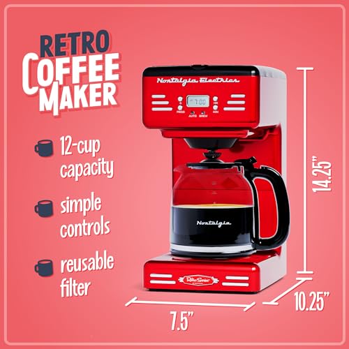Nostalgia 12-Cup Programmable Coffee Maker Review Unveils Features and Performance Nostalgia 12-Cup Programmable Coffee Maker Review Unveils Features and Performance
