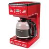 Nostalgia Retro 12-Cup Programmable Coffee Maker With LED Display, Automatic Shut-Off & Keep Warm, Pause-And-Serve Function, Red Nostalgia Retro 12-Cup Programmable Coffee Maker With LED Display, Automatic Shut-Off & Keep Warm, Pause-And-Serve Function, Red