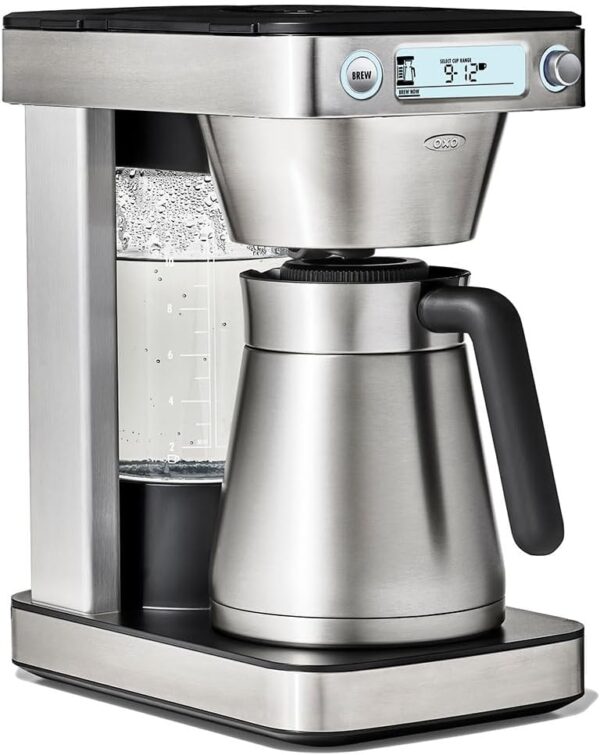OXO Brew 12-Cup Coffee Maker With Podless Single-Serve Function,Silver OXO Brew 12-Cup Coffee Maker With Podless Single-Serve Function,Silver
