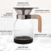 Primula Park Pour Over Coffee Maker Set Review Best Borosilicate Glass Brewer