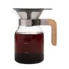 Primula Park Set with Permanent Reusable Removable Filter Coffee Dripper Pour Over Maker Brewer Pot, Borosilicate Glass, Easy to Use and Clean, 36 oz