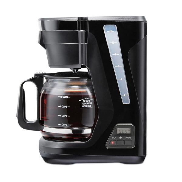 Proctor Silex FrontFill Drip Coffee Maker, Digital & Programmable, 12 Cup Glass Carafe, Black and Silver (43685PS) Proctor Silex FrontFill Drip Coffee Maker, Digital & Programmable, 12 Cup Glass Carafe, Black and Silver (43685PS)
