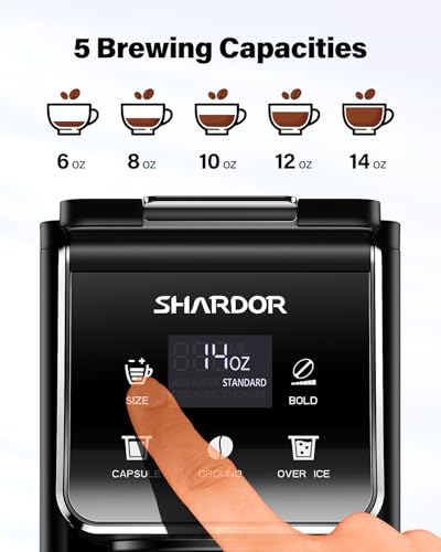 SHARDOR Single Serve Coffee Maker KM802 Review Bold Flavor and Fast Brewing Tested