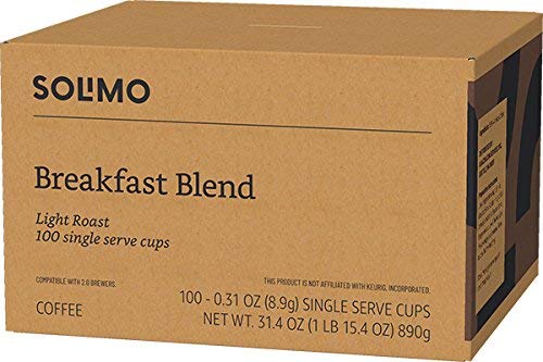 Solimo Light Roast Coffee Pods Review Best Breakfast Blend Compatible with Keurig Brewers Solimo Light Roast Coffee Pods Review Best Breakfast Blend Compatible with Keurig Brewers