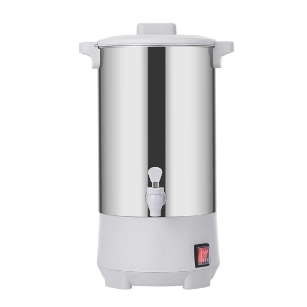 SYBO SR-CP35C Commercial Grade Stainless Steel Percolate Coffee Maker Hot Water Urn for Catering, 30-Cup, 3.5L, Grey SYBO SR-CP35C Commercial Grade Stainless Steel Percolate Coffee Maker Hot Water Urn for Catering, 30-Cup, 3.5L, Grey