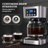 Taylor Swoden 12-Cup Programmable Coffee Maker Review Brewing Strength and Convenience Explored