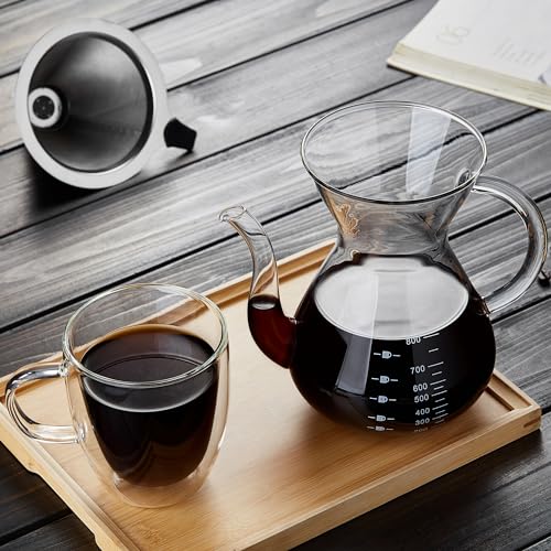 Unbreakable Pour Over Coffee Maker Y1-418 Review Best Manual Brewing Experience